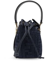 Fendi - 'Mon Tresor Mini' Bucket Shoulder Bag - Lyst