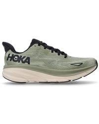 Hoka One One - Clifton 9 Lace-Up Sneakers - Lyst