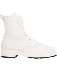 fendi ff motif ankle boots
