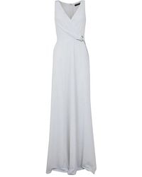 Lauren by Ralph Lauren - Long Gown: Polyester - Lyst