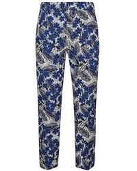 Weekend by Maxmara - Floral Printed Cropped Trousers - Lyst