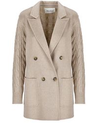 Max Mara - Double-breasted Long-sleeved Blazer - Lyst