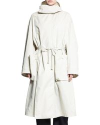 Lemaire - Asymmetric Designed Hooded Coat - Lyst