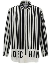 Moschino - Contrast Print Shirt - Lyst