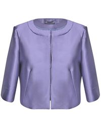Alberta Ferretti - Bolero Purple Jacket - Lyst