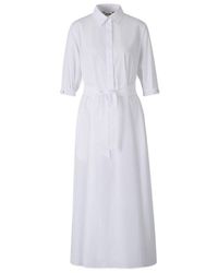 Max Mara - Button Detailed Belted Midi Shirt Dress - Lyst