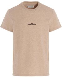 Maison Margiela S50gc0659s23984114m Beige Other Materials T-shirt - Brown
