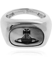Vivienne Westwood Blanche Skull Ring in White | Lyst