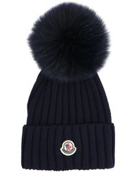 moncler pom pom hat womens