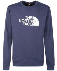 The North Face - Logo Printed Crewneck Sweatshirt - Lyst