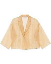 Antonelli - Sheer Blazer Jacket - Lyst