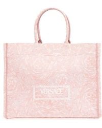 Versace - 'athena' Shopper Bag, - Lyst