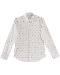 Paul Smith - All Over Pattern Printed Long-Sleeved Shirt - Lyst