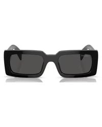 Prada - Rectangular Frame Sunglasses - Lyst