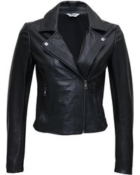 Liu Jo Leather Jacket - Black