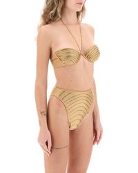 Oséree - Embellished Two-piece Bikini Suit - Lyst