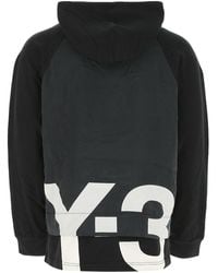 y3 black hoodie