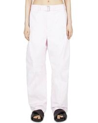 Lemaire - Belted Straight Leg Pants - Lyst