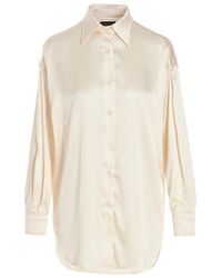 Tom Ford - Silk Satin Shirt - Lyst