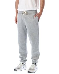 gray polo sweatpants