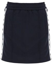 Golden Goose - Sporty Skirt With Contrasting Side Bands - Lyst