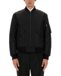 Theory - Nylon Bomber Jacket - Lyst