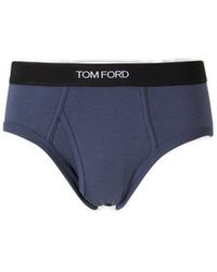 Tom Ford - Logo Embroidered Briefs - Lyst
