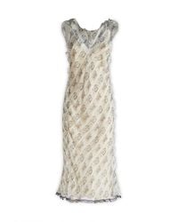 Fendi - V-neck Sleeveless Dress - Lyst