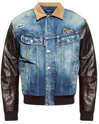 DSquared² - Jacket Made From Combined Materials - Lyst