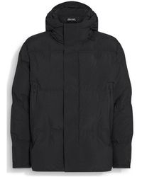 ZEGNA - Hooded Down Jacket - Lyst
