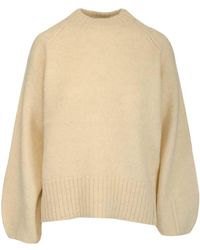 Rodebjer Francisca Crewneck Sweater - White