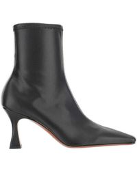 MANU Atelier Square-toe Ankle Boots - Black