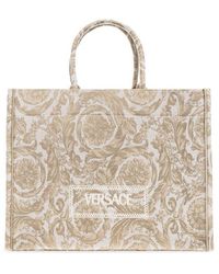 Versace - 'athena Large' Shopper Bag, - Lyst