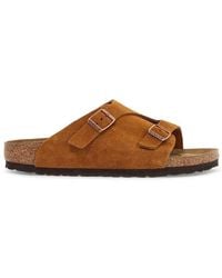 Birkenstock - Zürich Buckle Detailed Slip-On Sandals - Lyst