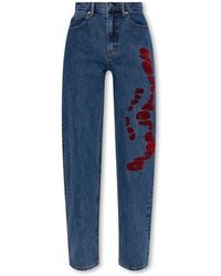 Alexander Wang - Jeans With Logo, - Lyst