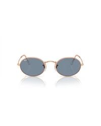 Ray-Ban - Oval Frame Sunglasses - Lyst