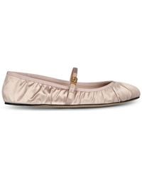Dolce & Gabbana - Satin Ballet Flats - Lyst