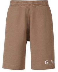Givenchy - Logo Printed Bermuda Shorts - Lyst