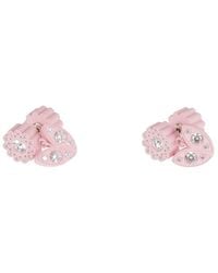 Bottega Veneta - Crystal Embellished Earrings - Lyst