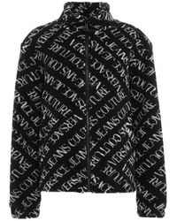 Versace - Logo-printed Zipped Bomber Jacket - Lyst