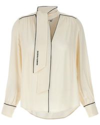 Elisabetta Franchi - Georgette Shirt - Lyst