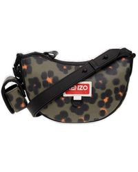 KENZO - Shoulder Bag With Floral Motif - Lyst