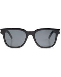 Saint Laurent - Classic Rectangular Sunglasses With Logo - Lyst