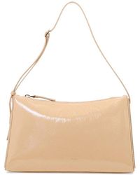 MANU Atelier - Logo Detailed Zip-up Shoulder Bag - Lyst