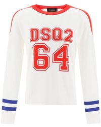 DSquared² - Dsq2 64 Football Sweater - Lyst