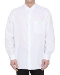 Dior - Classic Shirt With Embroidered Chest Detail For - Lyst