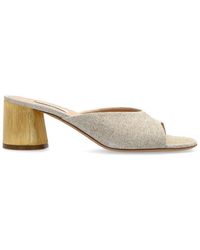 Casadei - Cleo Opera Bellagio Block Heel Sandals - Lyst