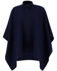 Weekend by Maxmara Zip Up Cape - Blue