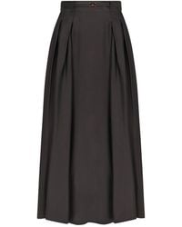 Elisabetta Franchi - Belt Midi Skirt - Lyst