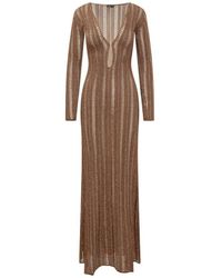 Tom Ford - Long Knitted Dress - Lyst